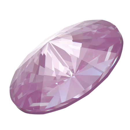 Dreamtime Crystal DC 1122 Rivoli Round Stone Crystal Paradise Purple Lux MM12