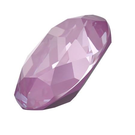 Dreamtime Crystal DC 4120 Oval Fancy Stone Crystal Paradise Purple Lux 14x10mm