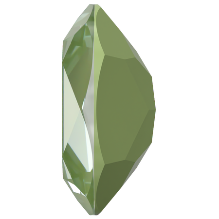 Dreamtime Crystal DC 4120 Oval Fancy Stone Crystal Paradise Green Lux 14x10mm