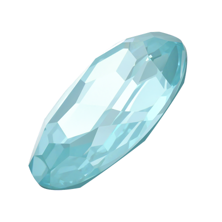 Dreamtime Crystal DC 4127 Large Oval Fancy Stone Crystal Paradise Blue Lux 30x22mm