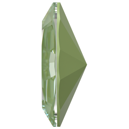 Dreamtime Crystal DC 4228 Navette Fancy Stone Crystal Paradise Green Lux 10x5mm