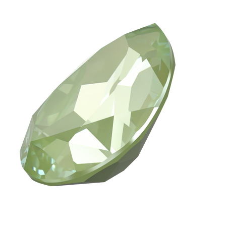 Dreamtime Crystal DC 4320 Pear Shaped Fancy Stone Crystal Paradise Green Lux 18x13mm