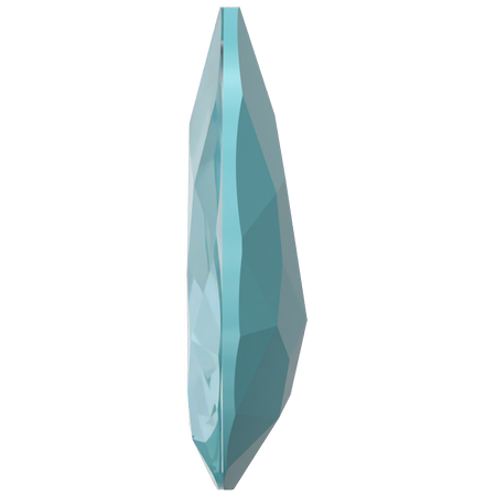 Dreamtime Crystal DC 4327 Large Pear Shaped Fancy Stone Crystal Paradise Blue Lux 30x20mm