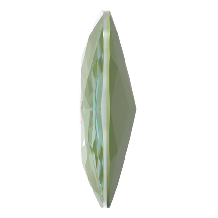 Dreamtime Crystal DC 4487 Large Cushion Cut Square Fancy Stone 27mm Crystal Paradise Green Lux