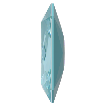 Dreamtime Crystal DC 4627 Large Rectangle Octagon Fancy Stone Crystal Paradise Blue Lux 27x18.5mm