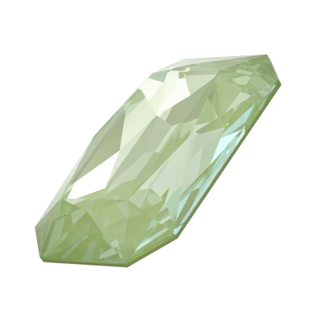 Dreamtime Crystal DC 4627 Large Rectangle Octagon Fancy Stone Crystal Paradise Green Lux 27x18.5mm