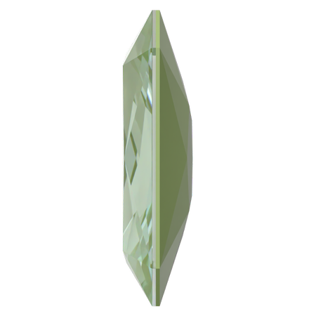 Dreamtime Crystal DC 4627 Large Rectangle Octagon Fancy Stone Crystal Paradise Green Lux 27x18.5mm