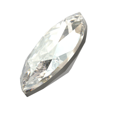 Dreamtime Crystal DC 4210 Marquise Fancy Stone Crystal Silver Shade 8x4mm