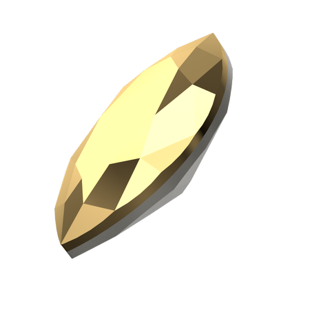 Dreamtime Crystal DC 4210 Marquise Fancy Stone Crystal Aurum 10x5mm