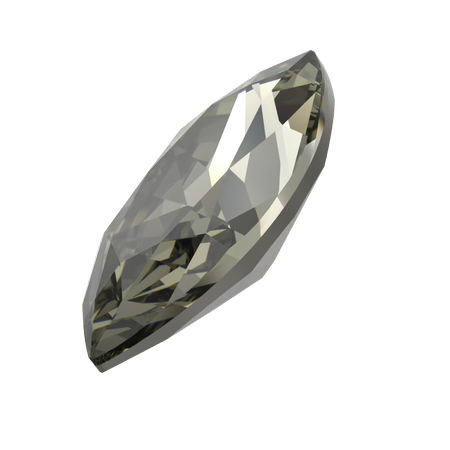 Dreamtime Crystal DC 4210 Marquise Fancy Stone Black Diamond 15x7mm