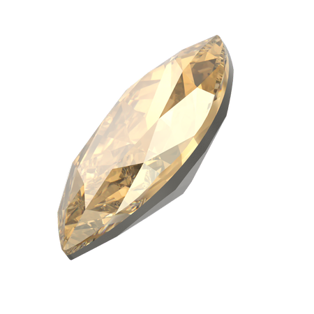 Dreamtime Crystal DC 4210 Marquise Fancy Stone Crystal Golden Shadow 15x7mm