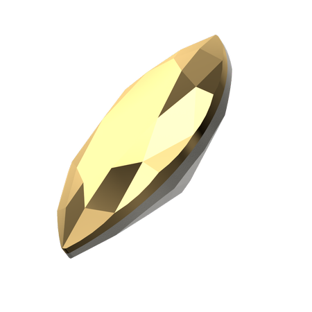 Dreamtime Crystal DC 4210 Marquise Fancy Stone Crystal Aurum 15x7mm