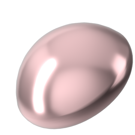 Dreamtime Crystal DC 5817 1/2 Drilled Cabochon Pearl Vintage Rose 8mm