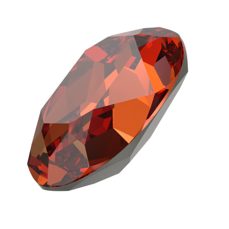 Swarovski 4120 Oval Fancy Stone Persian Red 6x4mm