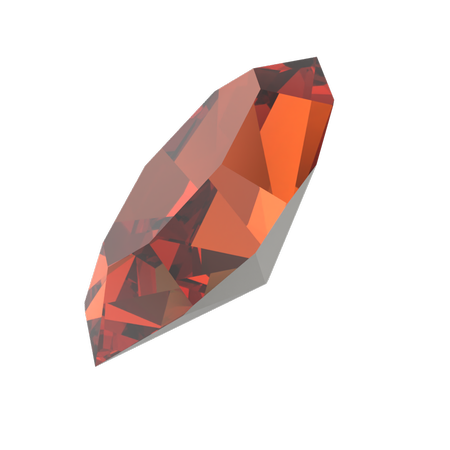 Swarovski 4228 Navette Fancy Stone Persian Red 6x3mm