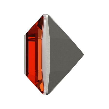 Dreamtime Crystal DC 4428 Square Fancy Stone Persian Red 4mm