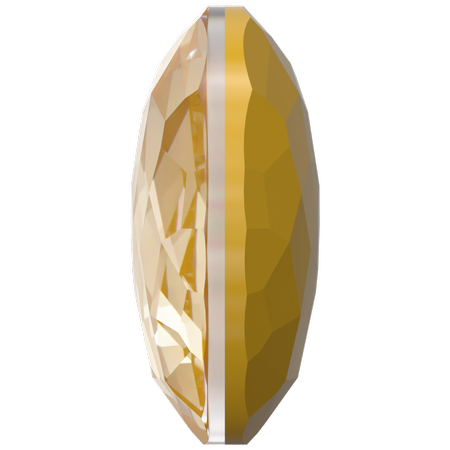 Dreamtime Crystal DC 1383 Thin Round Stone Crystal Tuscan Yellow Lux 14mm
