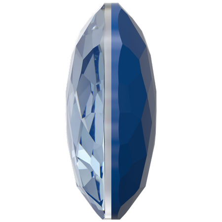 Dreamtime Crystal DC 1383 Thin Round Stone Crystal Blue Muse Lux 10mm