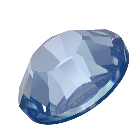 Dreamtime Crystal DC 2038 Hotfix Rhinestone Crystal Blue Muse Lux SS6