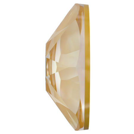 Swarovski 2078 XIRIUS Rose Hotfix Crystal Tuscan Yellow Lux SS16