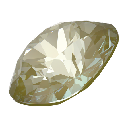 Dreamtime Crystal DC 4470 Cushion Cut Square Fancy Stone Crystal Herbal Green Lux 12mm