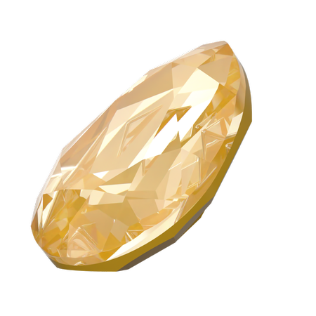 Dreamtime Crystal DC 4390 Mirage Pear Fancy Stone Crystal Tuscan Yellow Lux 10x7mm