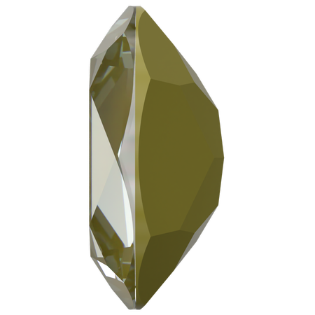 Dreamtime Crystal DC 4120 Oval Fancy Stone Crystal Herbal Green Lux 18x13mm