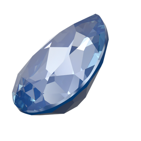 Dreamtime Crystal DC 4320 Pear Shaped Fancy Stone Crystal Blue Muse Lux 18x13mm