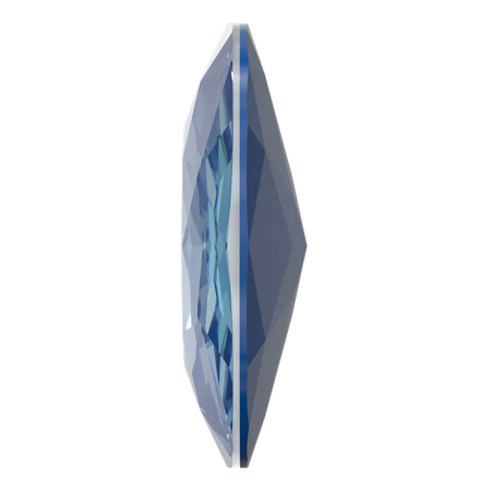 Dreamtime Crystal DC 4487 Large Cushion Cut Square Fancy Stone 27mm Crystal Blue Muse Lux