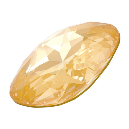 Dreamtime Crystal DC 4487 Large Cushion Cut Square Fancy Stone 27mm Crystal Tuscan Yellow Lux