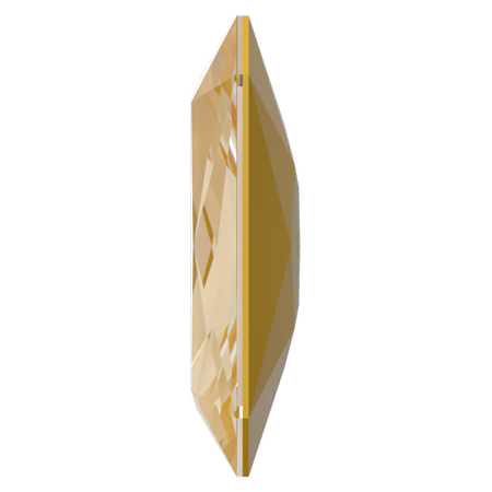 Swarovski 4627 Large Rectangle Octagon Fancy Stone Crystal Tuscan Yellow Lux 27x18.5mm