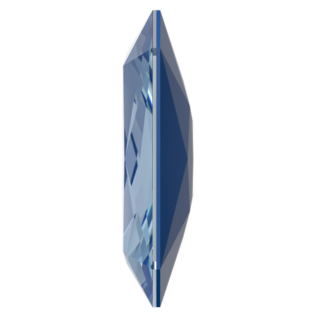 Swarovski 4627 Large Rectangle Octagon Fancy Stone Crystal Blue Muse Lux 27x18.5mm