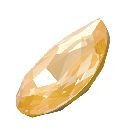 Swarovski 4327 Large Pear Shaped Fancy Stone Crystal Tuscan Yellow Lux 30x20mm