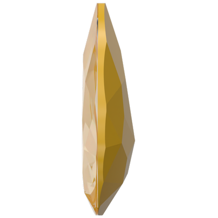 Swarovski 4327 Large Pear Shaped Fancy Stone Crystal Tuscan Yellow Lux 30x20mm