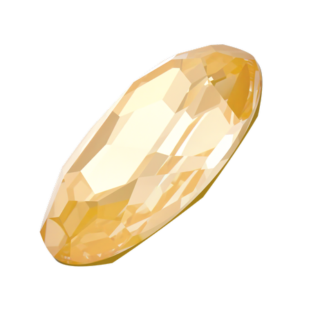 Dreamtime Crystal DC 4127 Large Oval Fancy Stone Crystal Tuscan Yellow Lux 30x22mm
