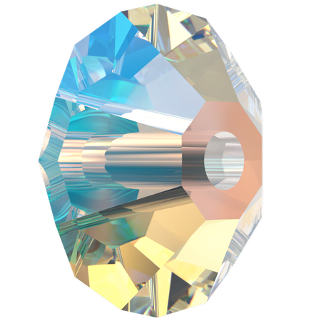 Dreamtime Crystal DC 5305 Squished Bicone Bead Crystal Shimmer 5mm