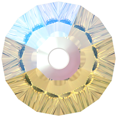 Dreamtime Crystal DC 5305 Squished Bicone Bead Crystal Shimmer 5mm