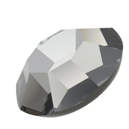 Dreamtime Crystal DC 2000 Flat Back Rhinestone Flat Back Crystal Urban Grey SS3