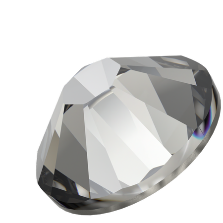Dreamtime Crystal DC 2058 Flat Back Rhinestone Crystal Urban Grey SS7