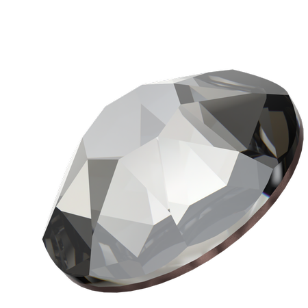 Swarovski 2078 XIRIUS Rose Hotfix Crystal Urban Grey SS30