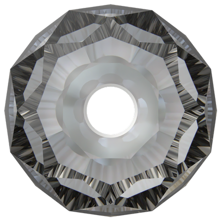 Dreamtime Crystal DC 5040 Briolette Bead Crystal Urban Grey 8mm