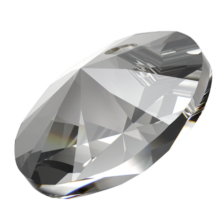 Swarovski 6428 Xilion Rivoli Pendant Crystal Urban Grey 6mm