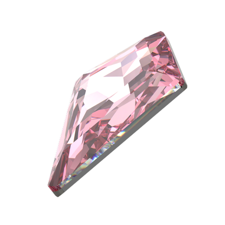 Swarovski 4711 Deltoid Fancy Stone Light Rose 10mm