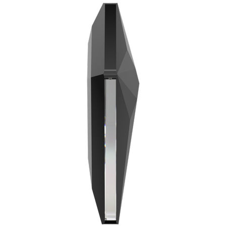Swarovski 4711 Deltoid Fancy Stone Jet 14mm
