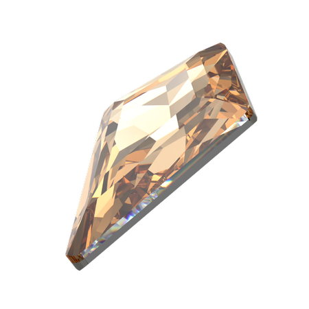 Dreamtime Crystal DC 4711 Deltoid Fancy Stone Light Colorado Topaz 8mm