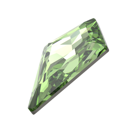 Swarovski 4711 Deltoid Fancy Stone ReCreated Peridot 8mm