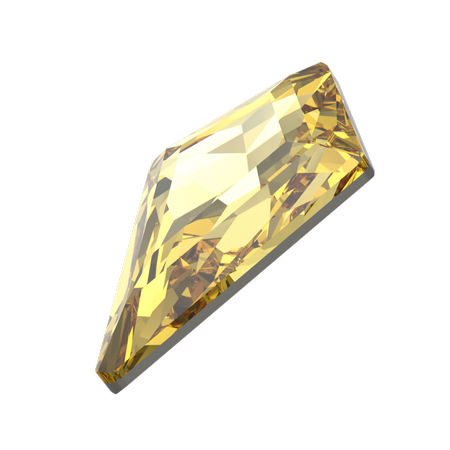 Dreamtime Crystal DC 4711 Deltoid Fancy Stone Dark Jonquil 8mm