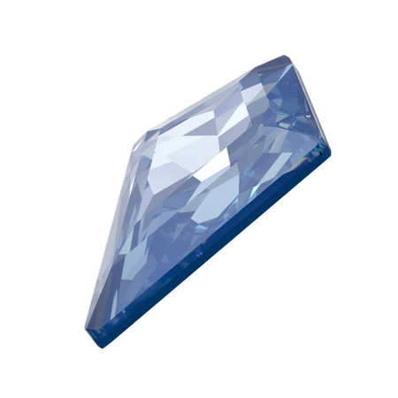 Dreamtime Crystal DC 4711 Deltoid Fancy Stone Crystal Blue Muse Lux 8mm