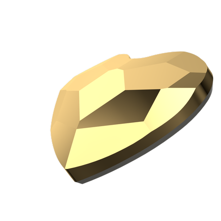 Dreamtime Crystal DC 2808 Heart Crystal Aurum 10mm