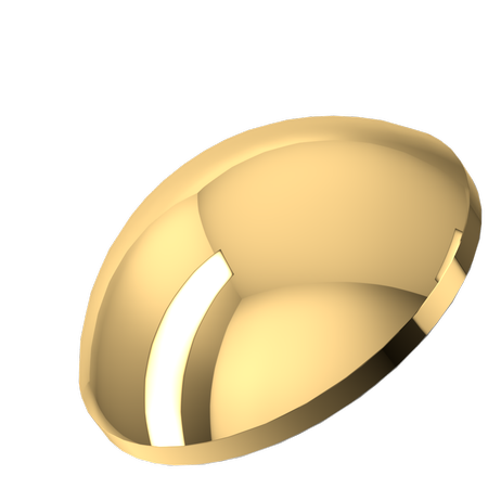 Swarovski 2080/4 Hotfix Pearl Cabochon Crystal Aurum SS10
